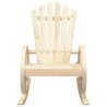 Chaises à bascule Adirondack lot de 2 bois de sapin massif 
