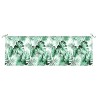 Coussin de banc de jardin - Motif de feuilles, 150x50x4 cm, en tissu Oxford 