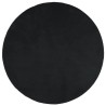 Tapis OVIEDO à poils courts noir Ø 160 cm 