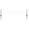 Poteaux de clôture 11 pcs U-Channel Vert 40 cm Acier 