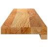 Appuis de fenêtre 2 pcs marron clair bois de chêne massif 