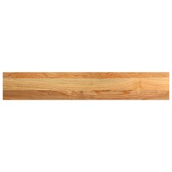 Appuis de fenêtre 2 pcs marron clair bois de chêne massif 
