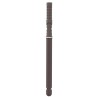 Supports de étagère flottante 12 pcs Marron Ø12 x 190 mm Acier 
