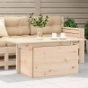 Table de jardin 100x50x75 cm bois massif de pin 