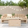 Table de jardin 100x50x75 cm bois massif de pin 