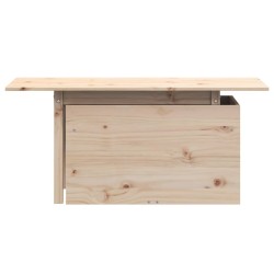 Table de jardin 100x50x75 cm bois massif de pin 