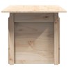 Table de jardin 100x50x75 cm bois massif de pin 