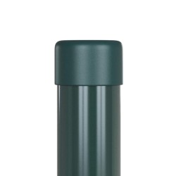 Poteaux de clôture 2 pcs Vert 90 cm Acier peint par poudre 