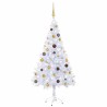Arbre de Noël artificiel pré-éclairé/boules 150 cm 380 branches 