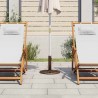 Socle de parasol Bronze 40x40x32 cm Fonte 