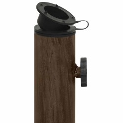 Socle de parasol Bronze 40x40x32 cm Fonte 