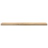Appuis de fenêtre 2 pcs non traité 110x15x2cm bois chêne massif 