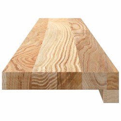 Appuis de fenêtre 2 pcs non traité 110x15x2cm bois chêne massif 