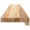 Appuis de fenêtre 2 pcs non traité 110x15x2cm bois chêne massif 