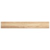 Appuis de fenêtre 2 pcs non traité 110x15x2cm bois chêne massif 