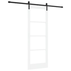 Porte Coulissante avec Ensemble Accastillage 'ORKDAL'Blanc 78x211 cm 