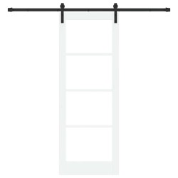 Porte Coulissante avec Ensemble Accastillage 'ORKDAL'Blanc 78x211 cm 