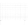 Poteaux de clôture 22 pcs U-Channel 150 cm Acier galvanisé 
