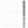Poteaux de clôture 22 pcs U-Channel 150 cm Acier galvanisé 