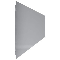 Bordures de pelouse 10 pcs 20x103 cm acier galvanisé 