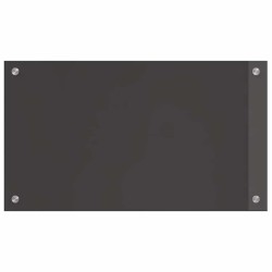 Meuble de Cuisine Gris Foncé 70x40x0,6 cm en Verre Trempé 