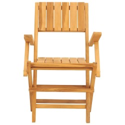 Chaises de jardin pliantes lot de 2 55x61x90cm bois massif teck 