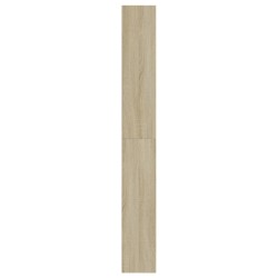 Armoire à chaussures chêne sonoma 60x21x163,5cm bois ingénierie 
