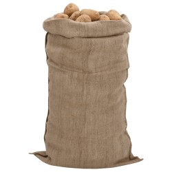 Sacs en jute 30 pcs 65x135 cm 100 % jute 340 g/m² 