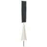 Housse de parapluie de jardin noir 240x57/57 cm oxford 420D 