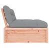Canapé central 120x80 cm bois massif douglas 