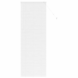 Store de Fenêtre avec des rideaux Autre Blanc 80 x 220 cm Aluminium 