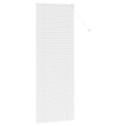 Store de Fenêtre avec des rideaux Autre Blanc 80 x 220 cm Aluminium 