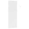 Store de Fenêtre avec des rideaux Autre Blanc 80 x 220 cm Aluminium 