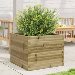 Jardinière 60x60x46 cm bois de pin imprégné 