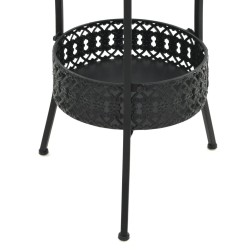 Table de bistro Noir 40x70 cm Métal 