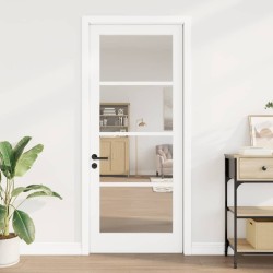 porte intérieure avec verre "ORKDAL" blanche 86x211x4 cm 