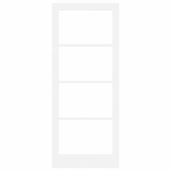porte intérieure avec verre "ORKDAL" blanche 86x211x4 cm 