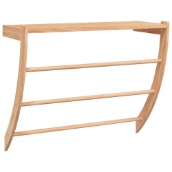 Porte-serviette 60x25,5x49 cm Bois massif de noyer 