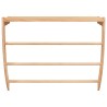 Porte-serviette 60x25,5x49 cm Bois massif de noyer 