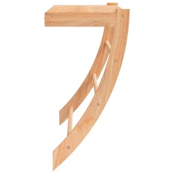 Porte-serviette 60x25,5x49 cm Bois massif de noyer 