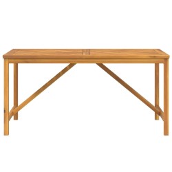 Table à manger de jardin 150x90x74 cm bois d'acacia solide 