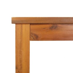 Table à manger de jardin 150x90x74 cm bois d'acacia solide 