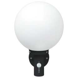 Lampe murale extérieure avec capteur Noir IP44 