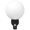 Lampe murale extérieure avec capteur Noir IP44 