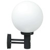 Lampe murale extérieure avec capteur Noir IP44 