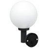 Lampe murale extérieure avec capteur Noir IP44 