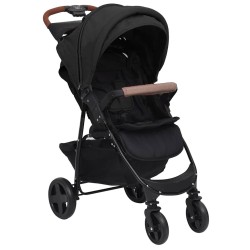 Poussette pour bébé 3-en-1 Anthracite Acier 