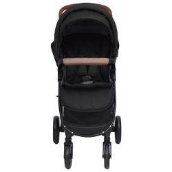 Poussette pour bébé 3-en-1 Anthracite Acier 