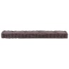 Coussin de plancher de palette Coton 120x40x7 cm Anthracite 