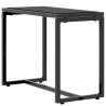 Chaises Longues Pliantes Noire Cadre en métal, tissu textilène 